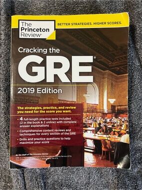 Cracking the GRE Princeton Study Guide 2019 Edition